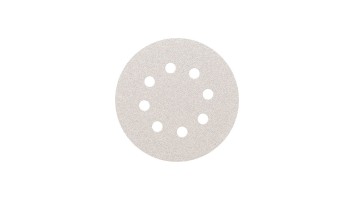 Δίσκος Φιμπερ Γυαλόχαρτο Velcro Λευκό Φ 125mm 8 τρύπες  Smirdex (510)