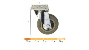 Ρόδα επίπλων περιστρεφόμενη 27547 FF Group