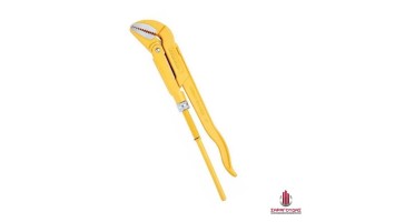 Pipe wrench curved 45ο CrV 1 1/2''   FF Group 19303 