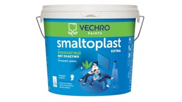 Οικολογικό Πλαστικό χρώμα νερού Ματ Smaltoplast Extra Eco Vechro