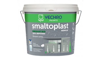 Χρώμα εξωτερικού χώρου αδιάβροχο 100% Acrylic Smaltoplast Vechro