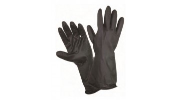 Latex work gloves - Black 10157