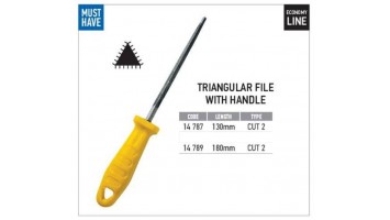 Triangular file with handle 1478* FF Group