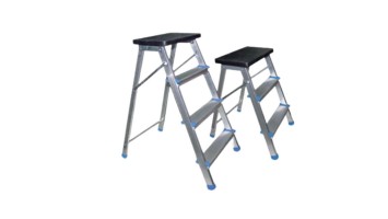 Stool ladder aluminium 66010*