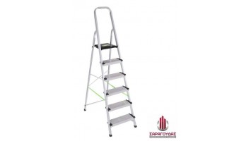 Aluminium ladder with wide steps 13cm XXL 66014*