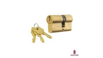 Cylinder 60mm unsymmetrical 27-33 brass 11060 Domus