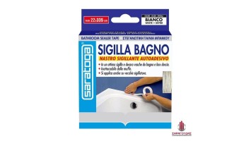 Αδιάβροχη μονωτική ταινία αρμών μπάνιου Sigilla Bagno Saratoga 430995