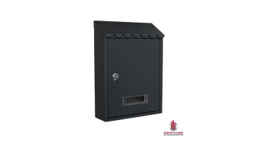 Wall mount mailboxes Black RAL 9017 530606