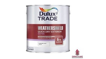 Ριπολίνη νερού Weathershield Quick Drying Exterior Satin Dulux