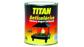 Χρώμα Υψηλής Θερμοκρασίας Μαύρο  Anticalorica Titan